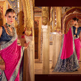 Vaishnavi Designer Satin Silk Saree