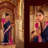 Vaishnavi Designer Satin Silk Saree
