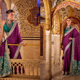 Vaishnavi Designer Satin Silk Saree