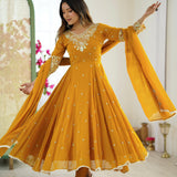 Exclusive Chinon Anarkali Gown