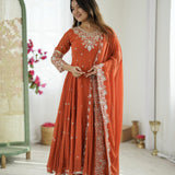 Exclusive Chinon Anarkali Gown