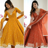 Exclusive Chinon Anarkali Gown