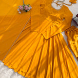 Designer Embroidered Suit Sharara