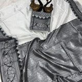 Festive Soft Lichi Silk Saree