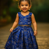 Kids Banarasi Silk Lehenga Choli