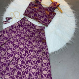 Kids Banarasi Silk Lehenga Choli