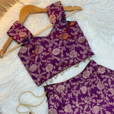 Kids Banarasi Silk Lehenga Choli