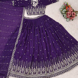 Designer Heavy Star Georgette Lehenga