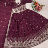 Designer Heavy Star Georgette Lehenga