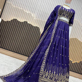 Designer Heavy Star Georgette Lehenga