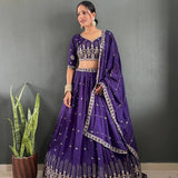 Designer Heavy Star Georgette Lehenga