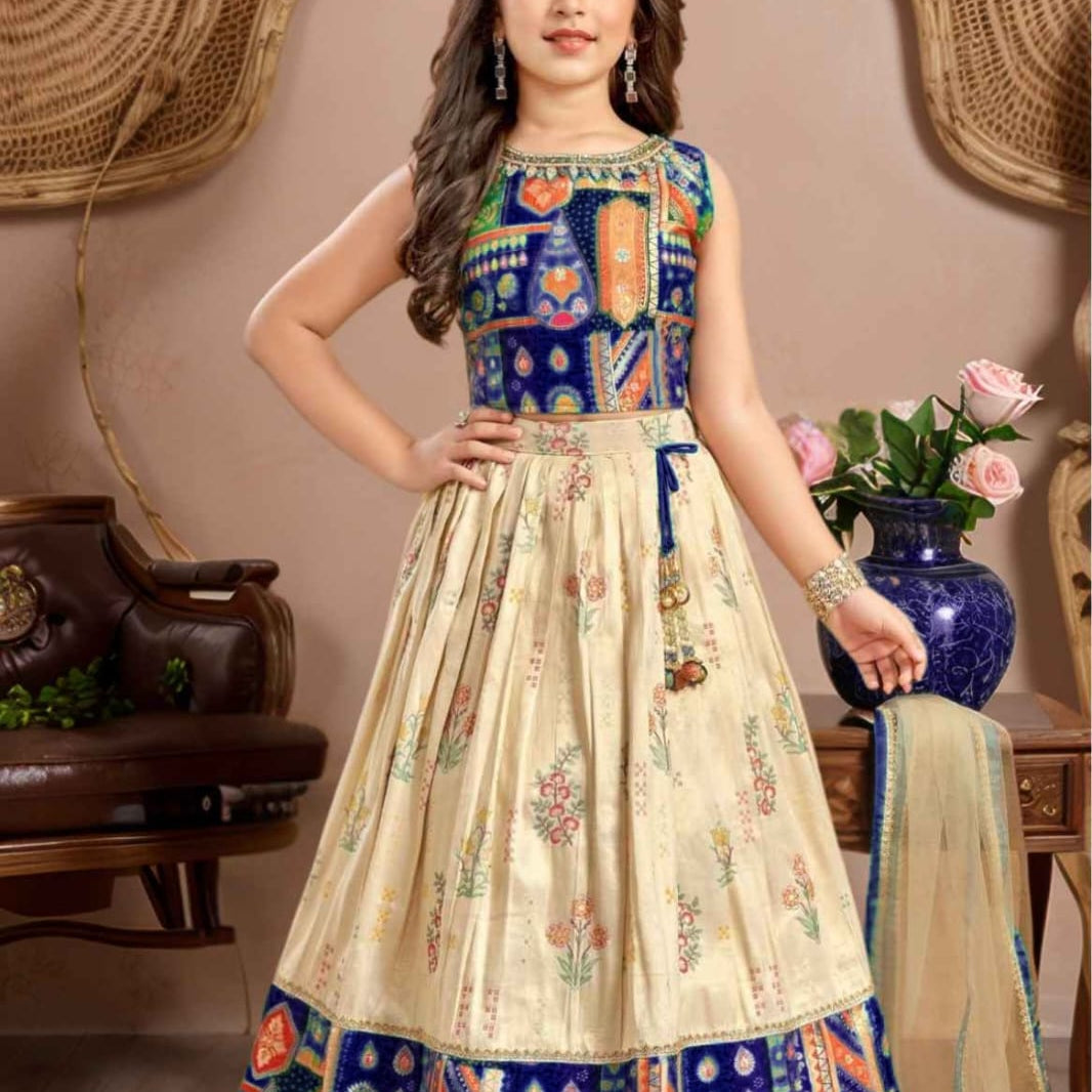 Designer Kediya Kids Lehenga