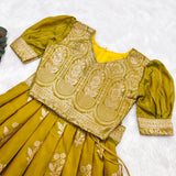 Traditional Kids Paithani Lehenga