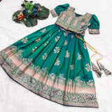 Traditional Kids Paithani Lehenga