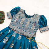 Traditional Kids Paithani Lehenga
