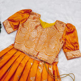 Traditional Kids Paithani Lehenga