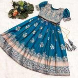 Traditional Kids Paithani Lehenga