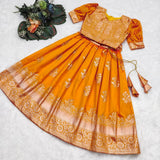 Traditional Kids Paithani Lehenga