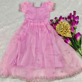 Pretty Flair Ornganza Kids Lehenga