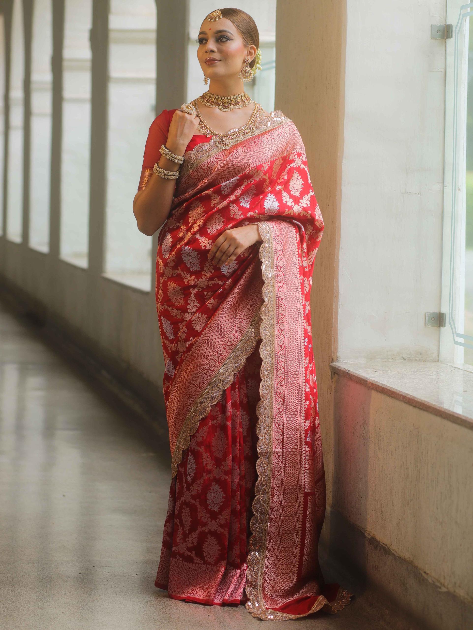 Premium Banarasi Katan Silk Saree