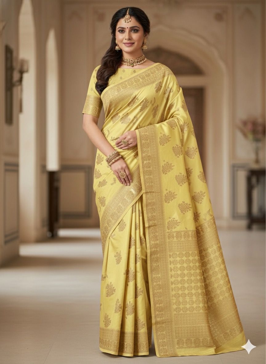 Enchanting Wedding Banarasi Silk Saree