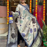 Designer Viscose Chanderi Suit