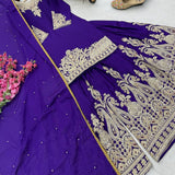 Classy Embroidered Sharara Suit