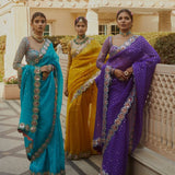 Grand Blockbuster Original Mirror Saree