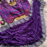 Grand Blockbuster Original Mirror Saree