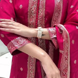 Premium Banarasi Silk Sharara Set