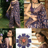 Classic Beautiful Lichi Silk Saree