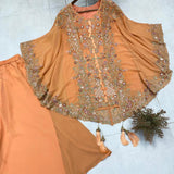 Lavish Designer Shruge Plazzo Set