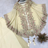 Lavish Designer Shruge Plazzo Set