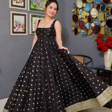 Black Crafted Embroidered Suit