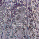 Adorn Wedding Embroidered Net Lehenga