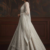 Adorn Wedding Embroidered Net Lehenga