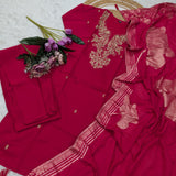 Heavy Roman Silk Straight Suit