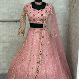 Premium Net Embroidered Lehenga