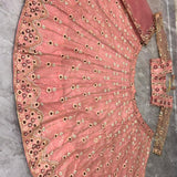 Premium Net Embroidered Lehenga
