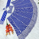 Lavish Embroidered Royal Blue Lehenga
