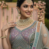 Lavish Embroidered Wedding Lehenga