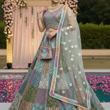 Lavish Embroidered Wedding Lehenga