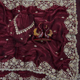 Royal Premium Beads Work Saree
