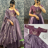 Traditional Tissue Anarkali Gown