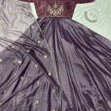 Traditional Tissue Anarkali Gown