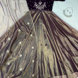 Traditional Tissue Anarkali Gown