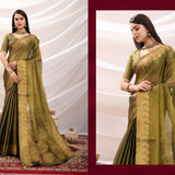 Zayra Ethnic Linen Tissue Saree