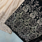 Black Designer Embroidered Suit