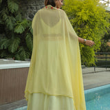 Stylish Georgette Indo Western Lehenga