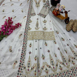 Dashing Chinon Silk Top Sharara